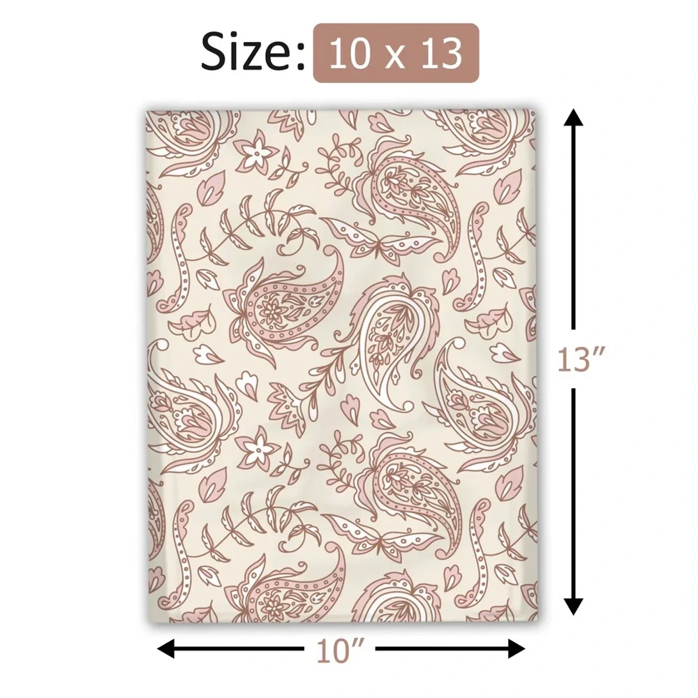 Paisley Pink Poly Mailer’s 10x13 Pack of 25 - Picture 5 of 10